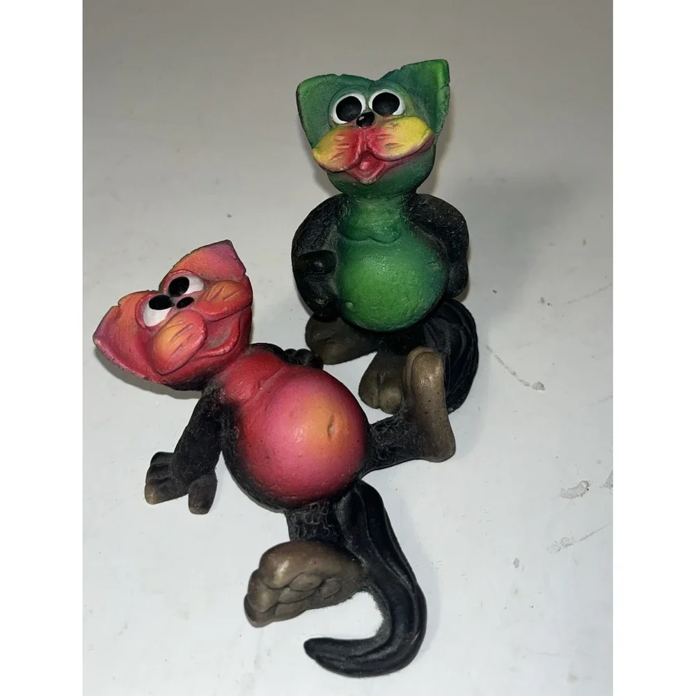 2 VTG 1996 Funny Pussins by Mary-Ann Orr, Panton Int. England, 